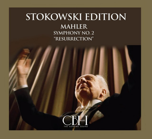Cover — Mahler, Sinfonia n. 2 Resurrezione live, Leopold Stokowski, London Symphony Orchestra — Capsa Symphōnĭa CS546
