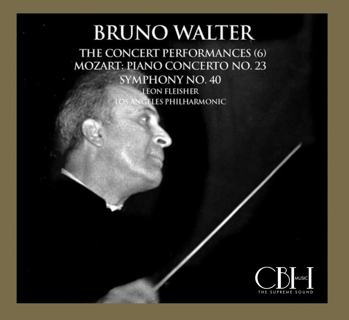 Cover — Mozart, Concerto K. 488 e Sinfonia n. 40, Bruno Walter e Leon Fleisher — Capsa Symphōnĭa CS561