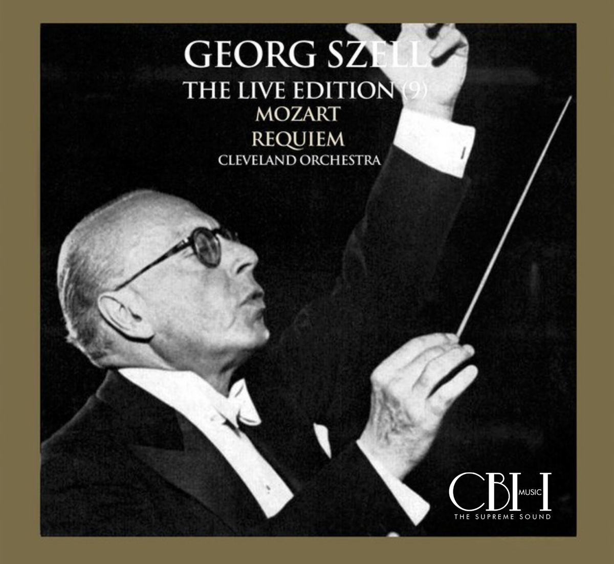 Mozart Requiem K. 626 Live — George Szell, The Cleveland Orchestra e Cleveland Orchestra Chorus — Cover Capsa Symphōnĭa CS575