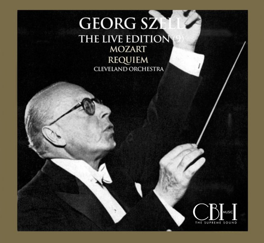 Mozart Requiem K. 626 Live — George Szell, The Cleveland Orchestra e Cleveland Orchestra Chorus — Cover Capsa Symphōnĭa CS575
