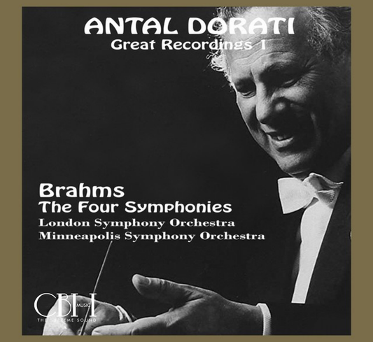 Antal Doráti – Brahms: Le quattro Sinfonie – London Symphony Orchestra e Minneapolis Symphony Orchestra – Capsa Symphōnĭa CS621