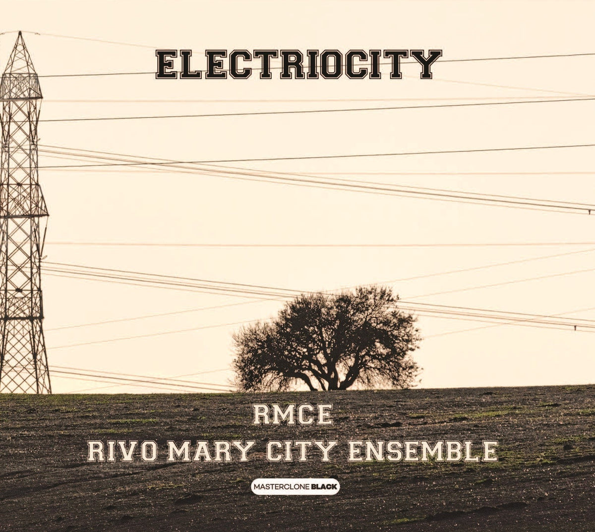 Electriocity – RMCE Rivo Mary City Ensemble – copertina Masterclone Black CD Digipack