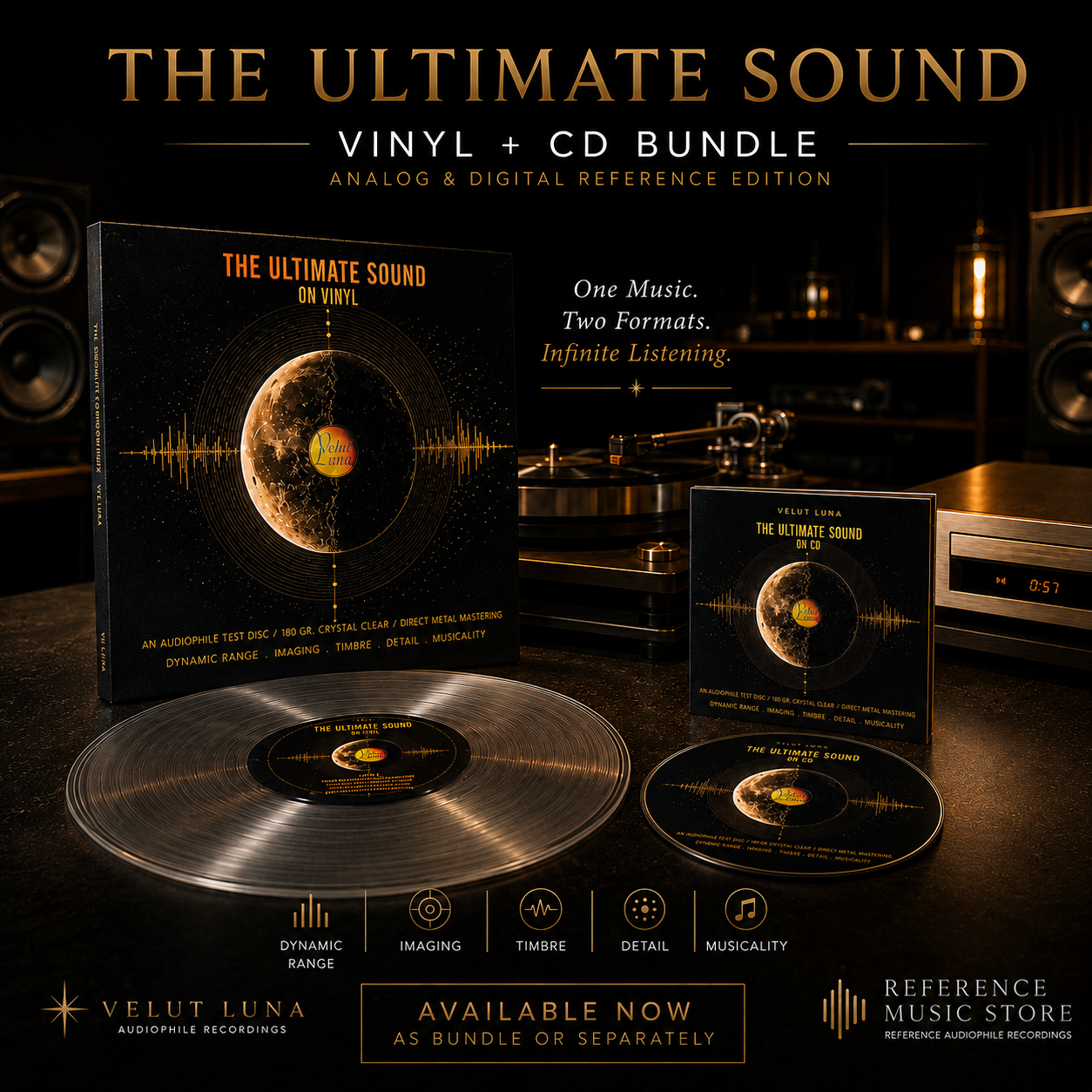 THE ULTIMATE SOUND ON VINYL & CD  - bundle