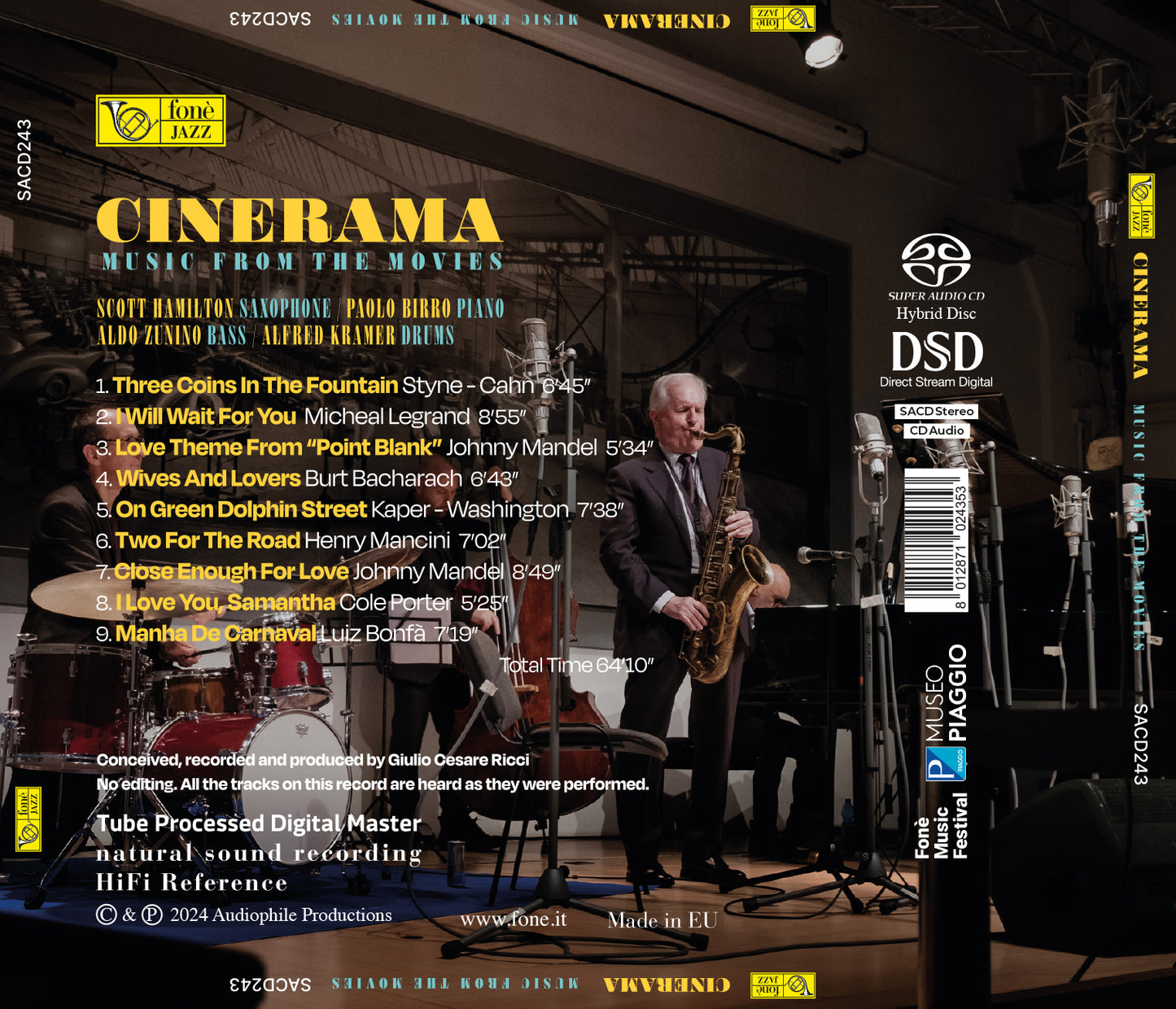 CINERAMA (Música de las películas) | Hamilton, Birro, Zunino, Kramer