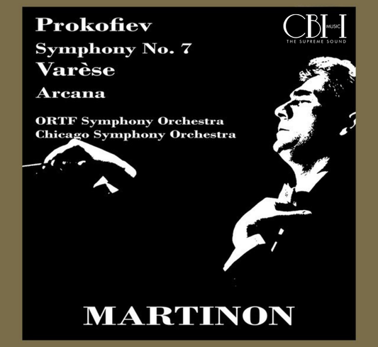 Cover CS612 — Jean Martinon dirige Prokofiev, Sinfonia n. 7, e Varèse, Arcana — Capsa Symphōnĭa