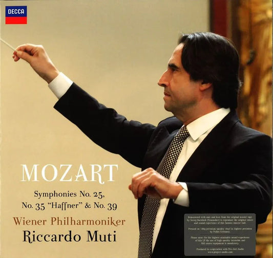 RICCARDO MUTI - MOZART: Sinfonie N.25 - N.35 "Haffner" - & N.39