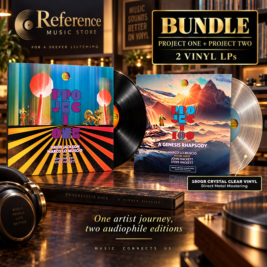 Project One + Project Two – Bundle 2 Vinyl LPs – Marco Lo Muscio – audiophile mockup