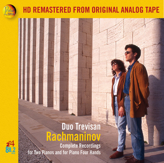 Rachmaninov – Musica per due pianoforti Vol. 1 e 2 – Teresa e Filippo Trevisan – copertina Velut Luna