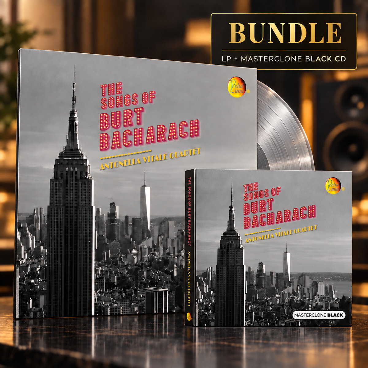 The Songs of Burt Bacharach – Antonella Vitale Quartet and Friends – Bundle LP + Masterclone Black CD audiophile